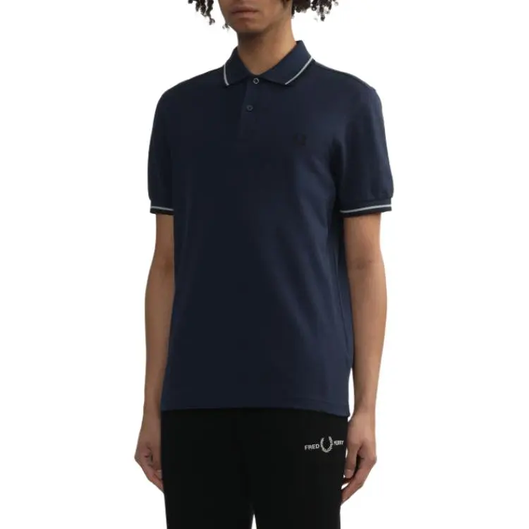 FRED PERRY Polo Shirt Men's Navy Blue-2