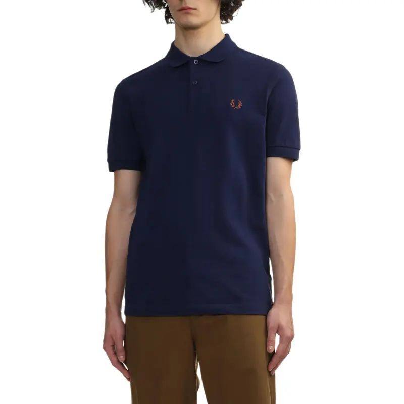FRED PERRY Polo Shirt Men's Navy Blue-3