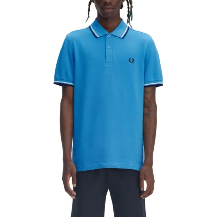 FRED PERRY Logo embroidered Polo Shirt-1