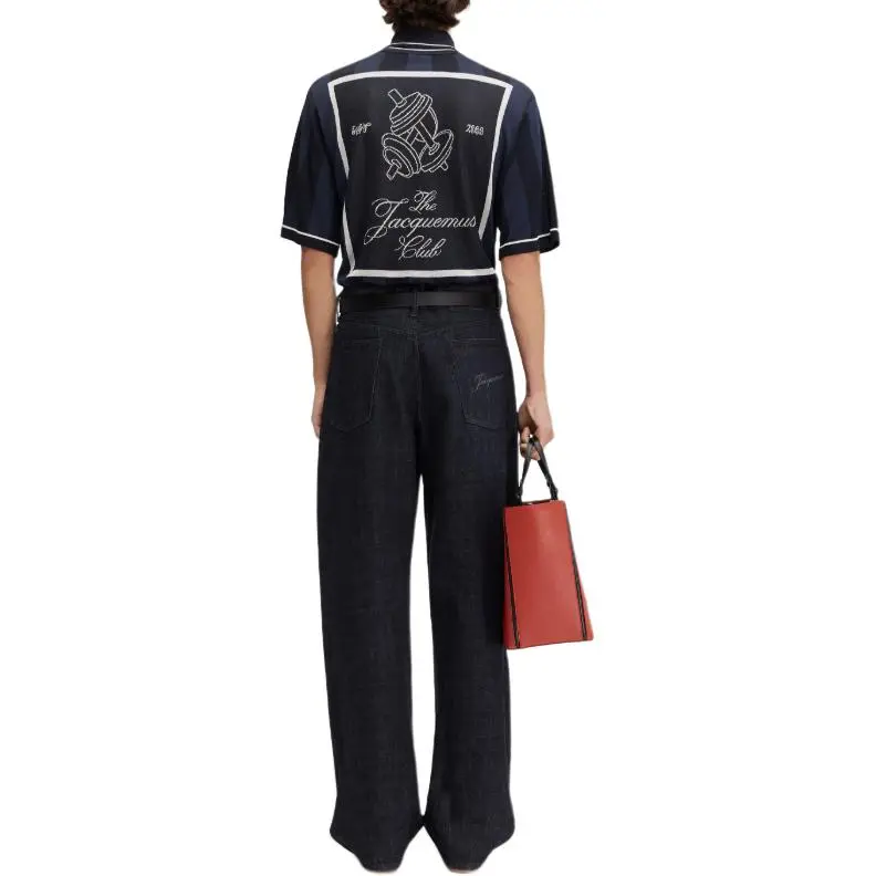 Jacquemus Jacquard Polo Shirt-4