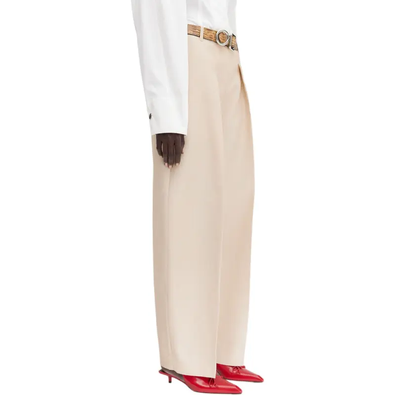 Jacquemus Casual Pants Women's Beige-3