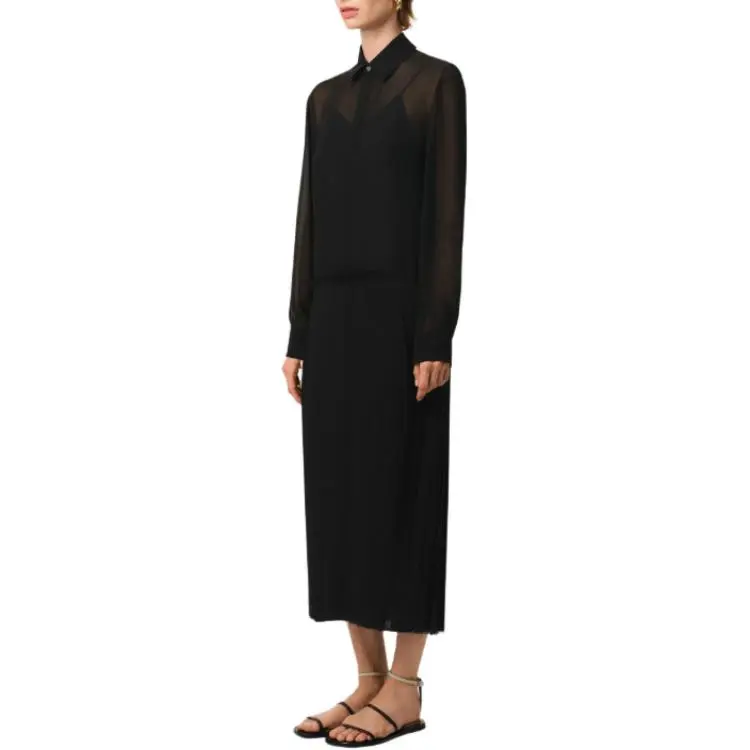 AMIPARIS Pleated Maxi Dress-2