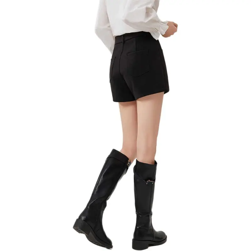 Love To Serve Casual Shorts Women's Black-3