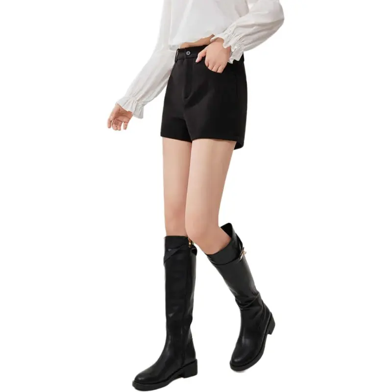Love To Serve Casual Shorts Women's Black-2