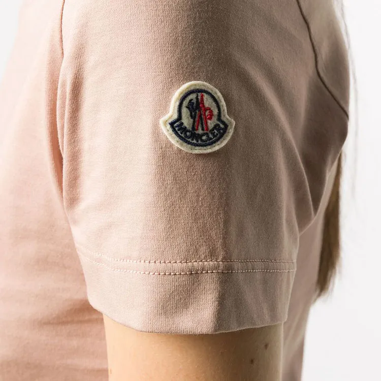 Moncler T Shirts Women's Pink-4