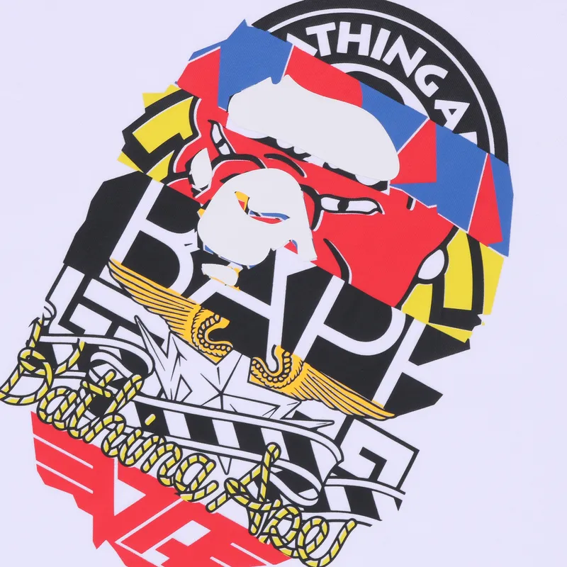 Bape Multi Logo Ape Head Relaxed Fit Tee-1