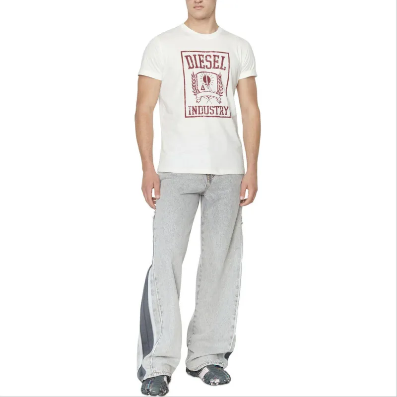 DIESEL T Shirts Men White-2