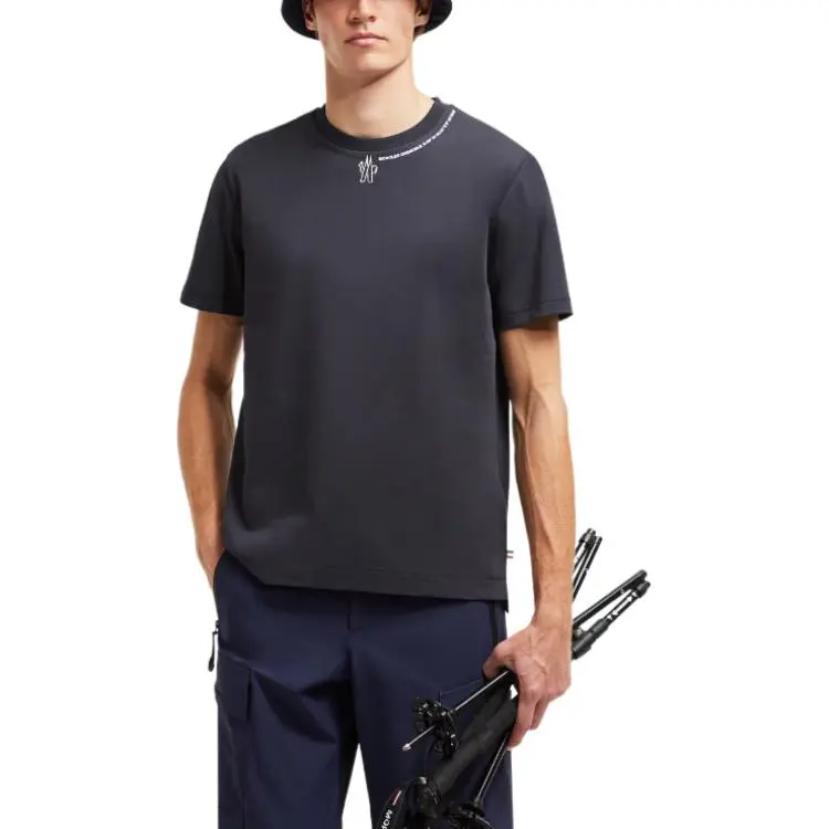 Moncler T Shirt Men's Marine Blue-1