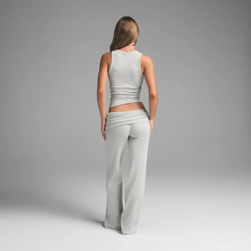 SKIMS Tank Top Women's LIGHT HEATHER GREY/Light Heather Gray-3