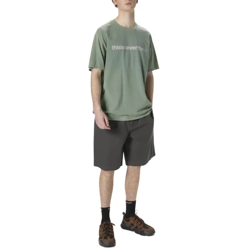 Thisisneverthat SS25 Casual Shorts Unisex Charcoal Gray-2
