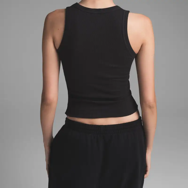SKIMS Tank Top Women's SOOT/Smoke Gray-3
