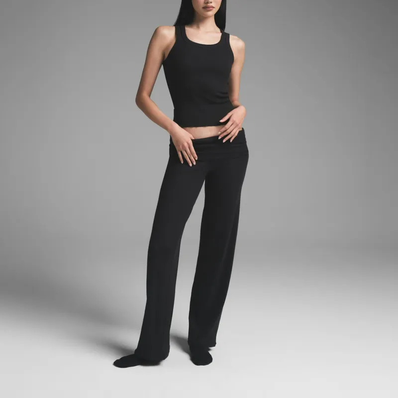 SKIMS Tank Top Women's SOOT/Smoke Gray-1