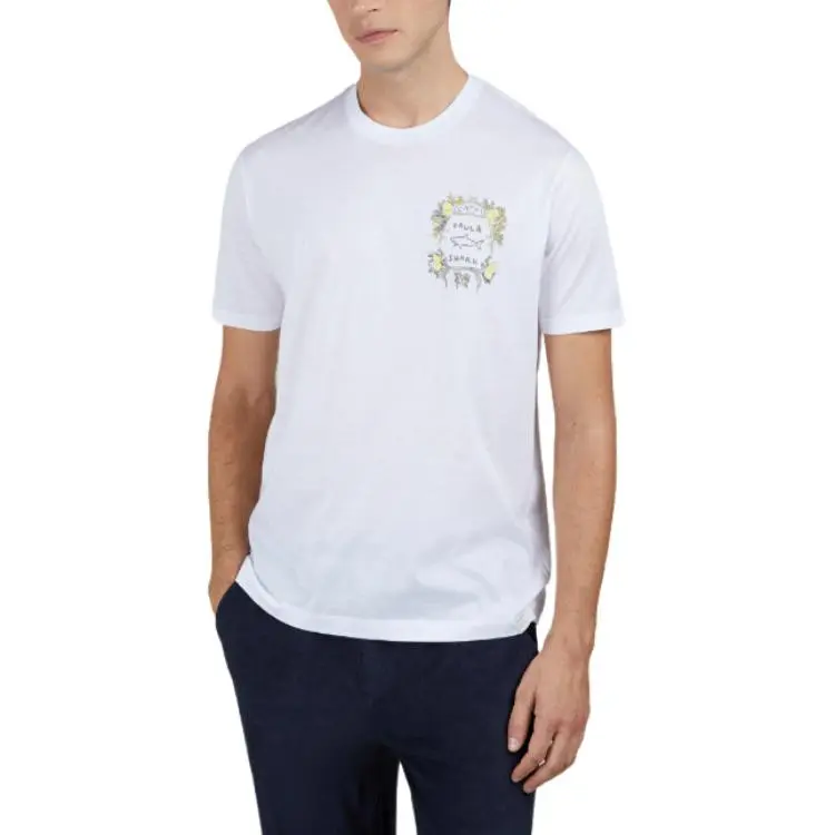 Paul & Shark Logo embroidered T shirt-1