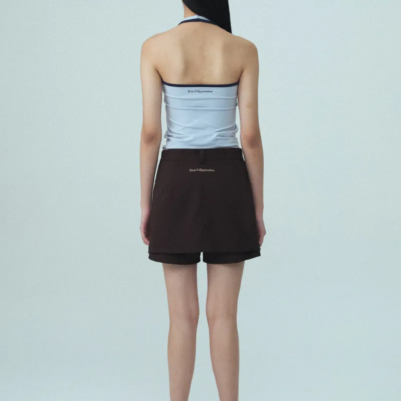 Rest&Recreation SS25 HALTER NECK SLEEVELESS Camisole Women's Sky Blue-6