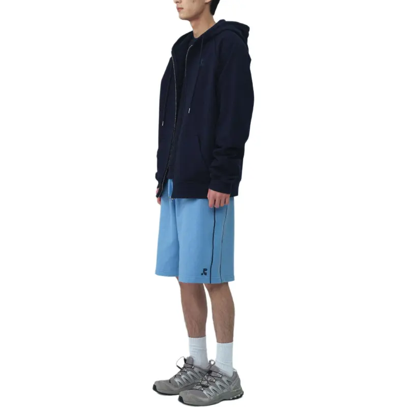 Rest&Recreation SS25 RS ZIP-UP HOODIE Sweatshirt Unisex NAVY/Marine Blue-5
