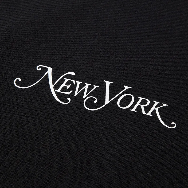 New Era New York Magazine Collaboration T Shirts Unisex Black-2