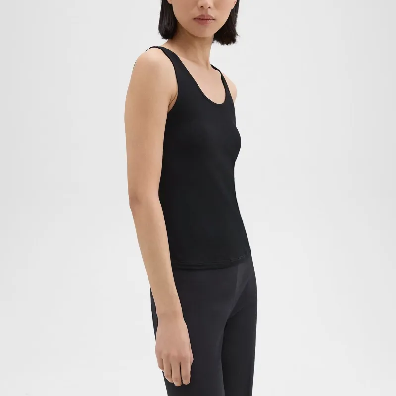 THEORY Tank Tops Women's Black-2