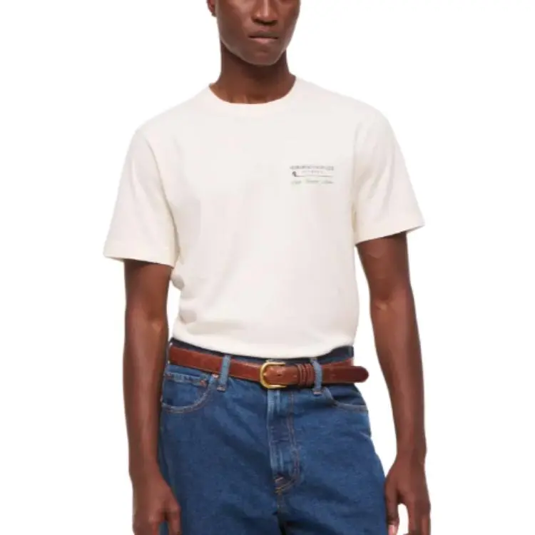 Abercrombie＆Fitch T Shirt Men's White-2