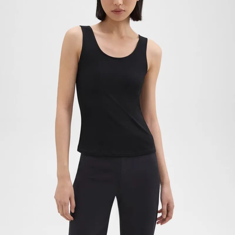 THEORY Tank Tops Women's Black-1