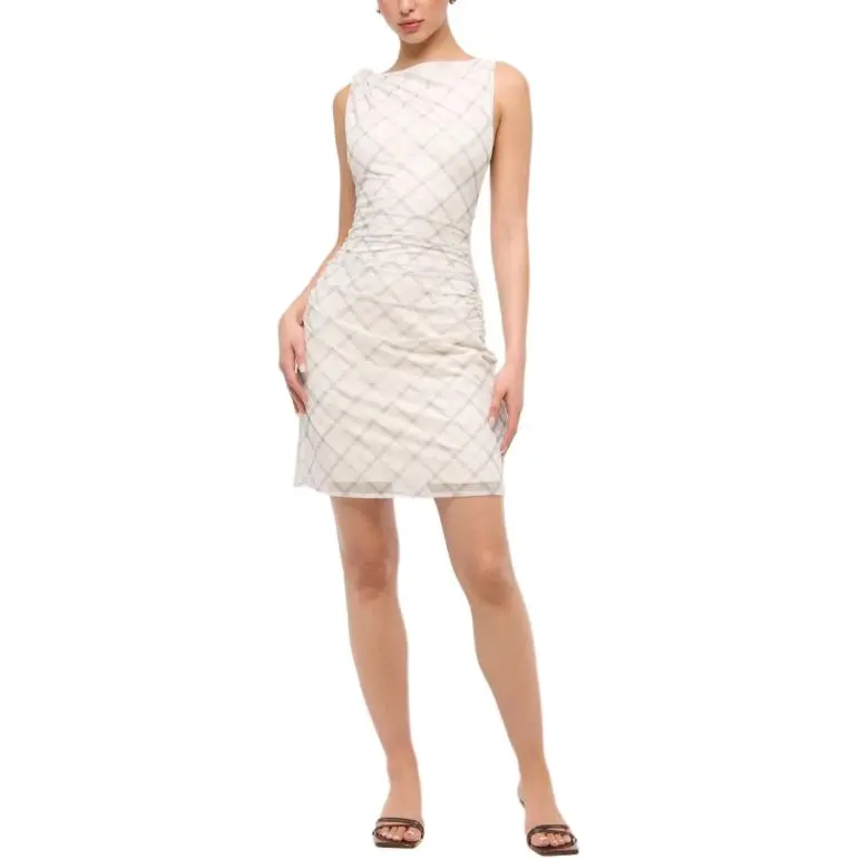 Abercrombie＆Fitch Sleeveless Dress Women's Beige-1