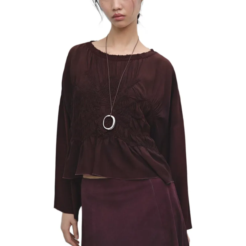 Massimo Dutti Shirt Women's Red-2