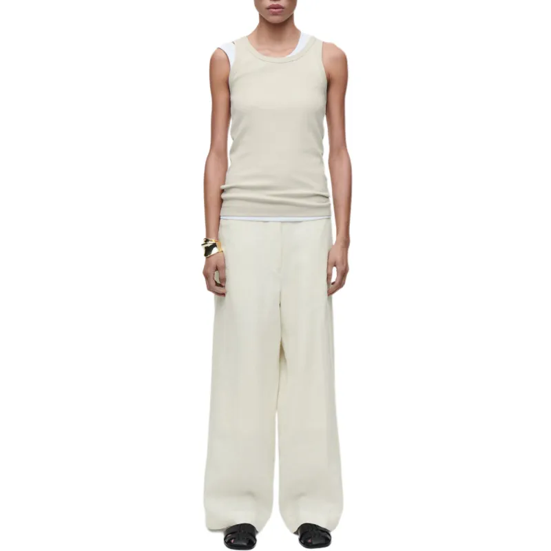 COS Casual Pants Women's Ecru-1