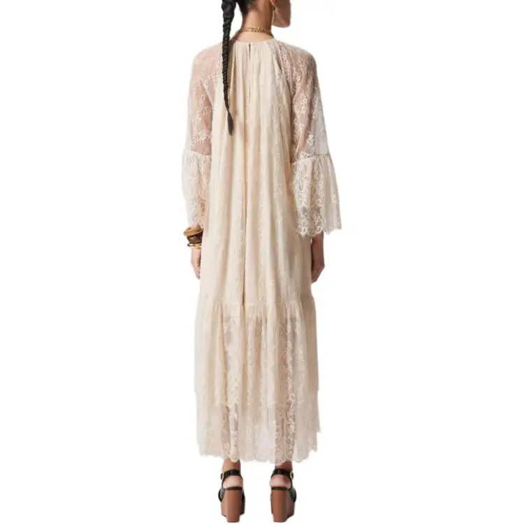 Other Stories Long Sleeved Dress Women's Cream-1
