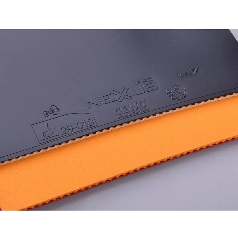 GEWO Table Tennis Rubber High Adhesive Speed Type Table Tennis Rubber With Inverted Rubber Black Red-1