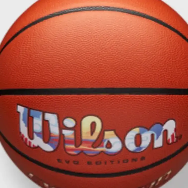 Wilson Microfiber Composite Basketball Red Brown Size 7 Training Unisex-3