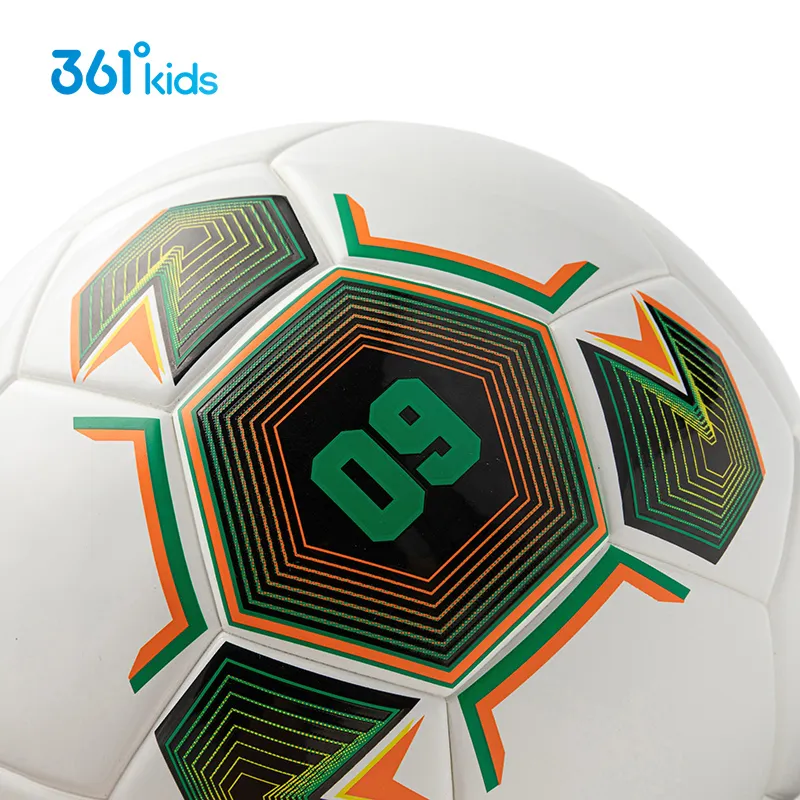 361° Size 3 Ball Soccer PU Machine Stitched Soccer Ball Kids' White-7