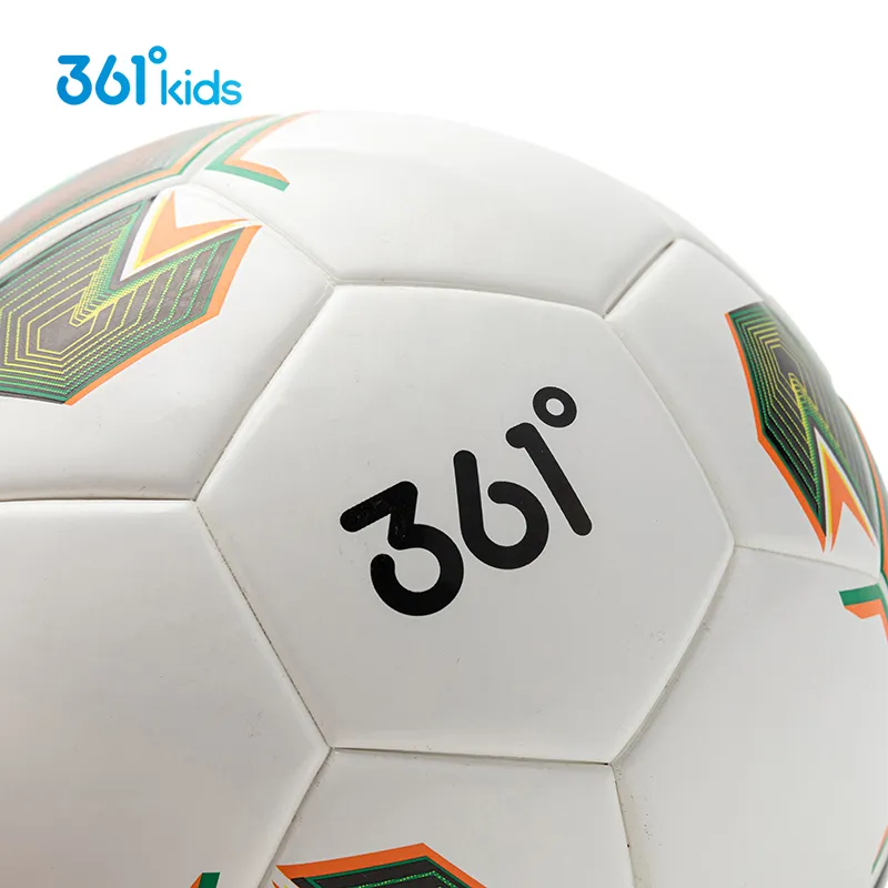 361° Size 3 Ball Soccer PU Machine Stitched Soccer Ball Kids' White-8