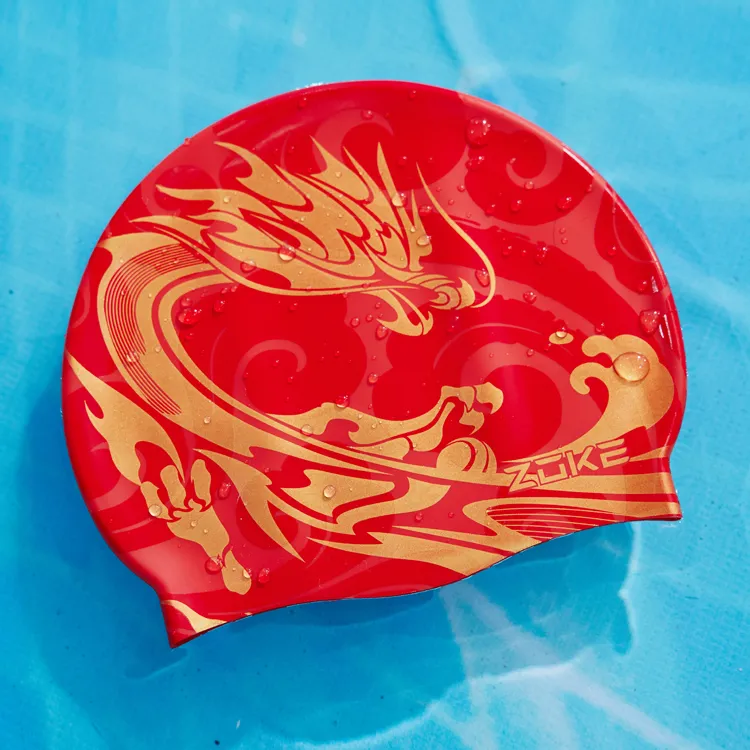 ZOKE Swimming Caps Silicone Unisex-1
