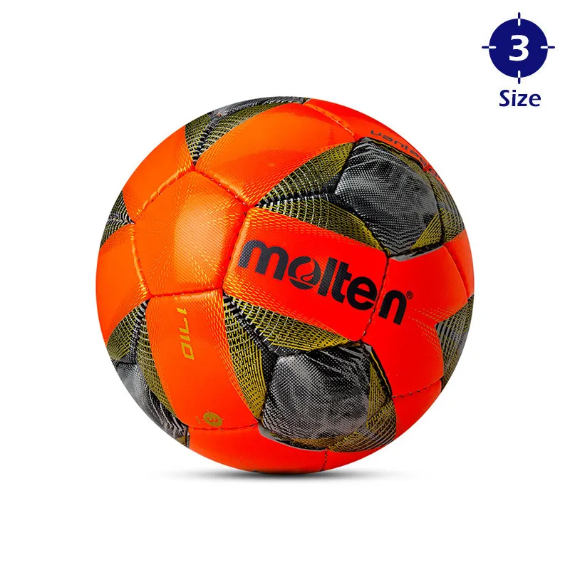 Molten Size 3 Soccer PVC Hand-Stitched Soccer Ball Kids'-3