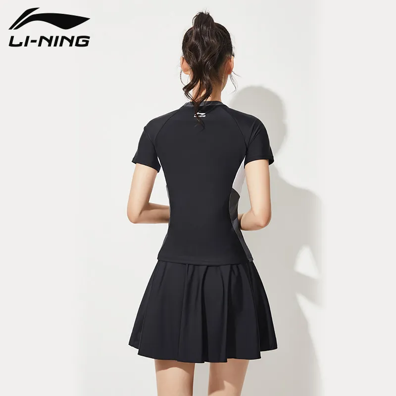 LiNing Swimming Sets Polyamide Elastane Polyester Beach Pool Women's Black-1