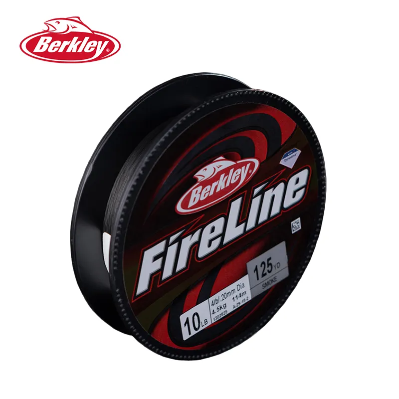 BERKLEY Fish Line Main Line United States Line Of Fire Bekley Fireline Smoke Gray 114 Meters-5