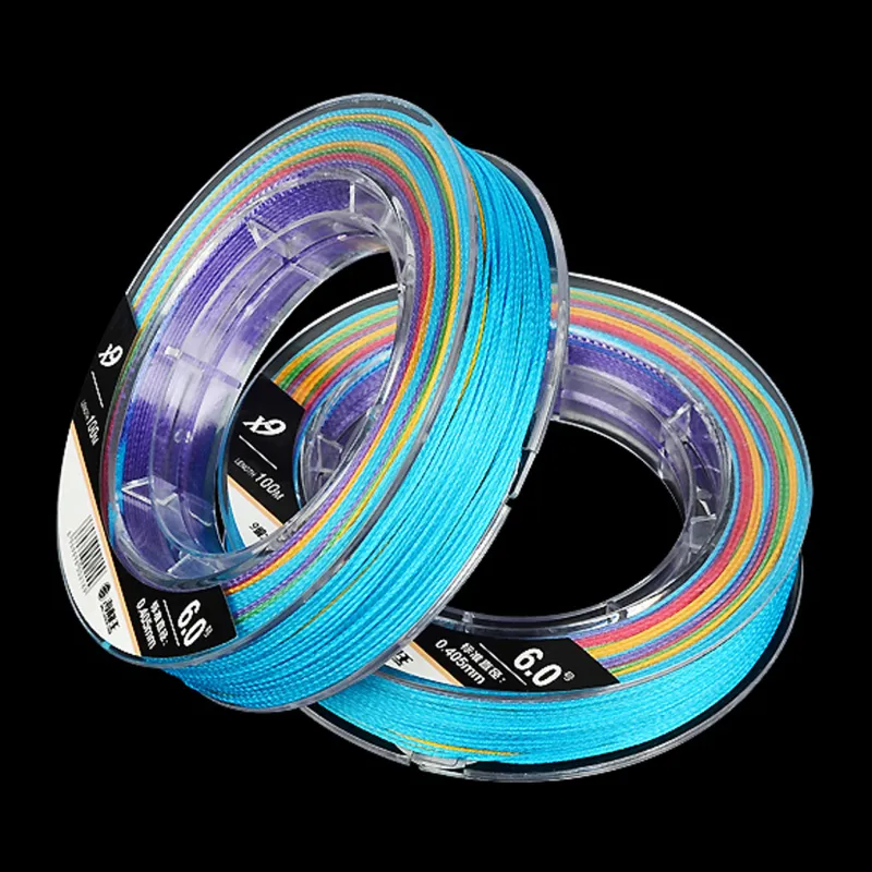 Dragon King Of The Sea Fish Line Main Line PE Thread 9 Strands One Color 100 Meters.-2