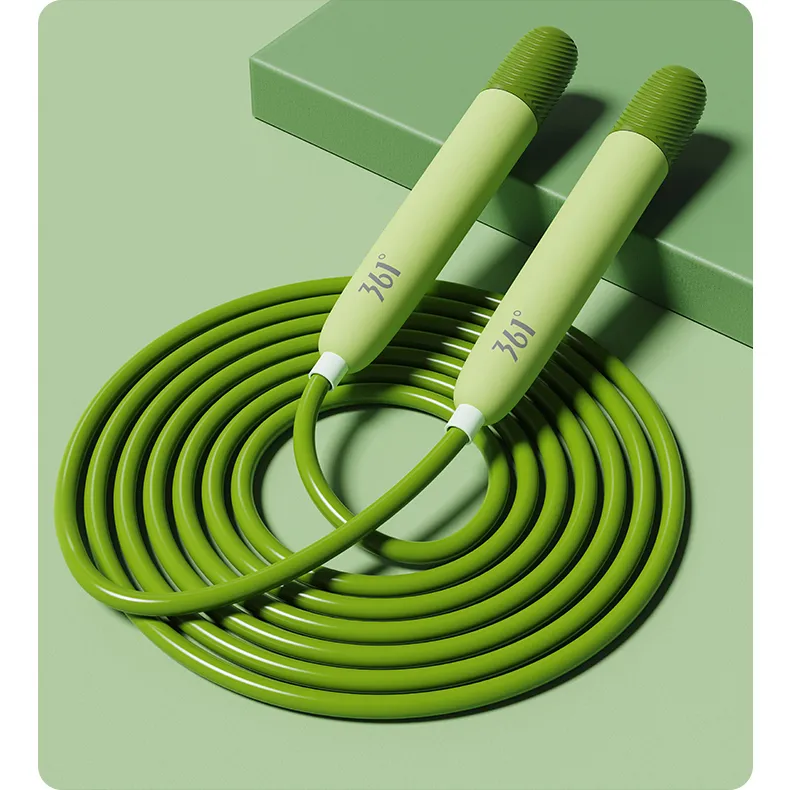 361° Student Supply Non Countable Jump Ropes Fitness Crowd PVC Rope Body, Plastic Controller-1