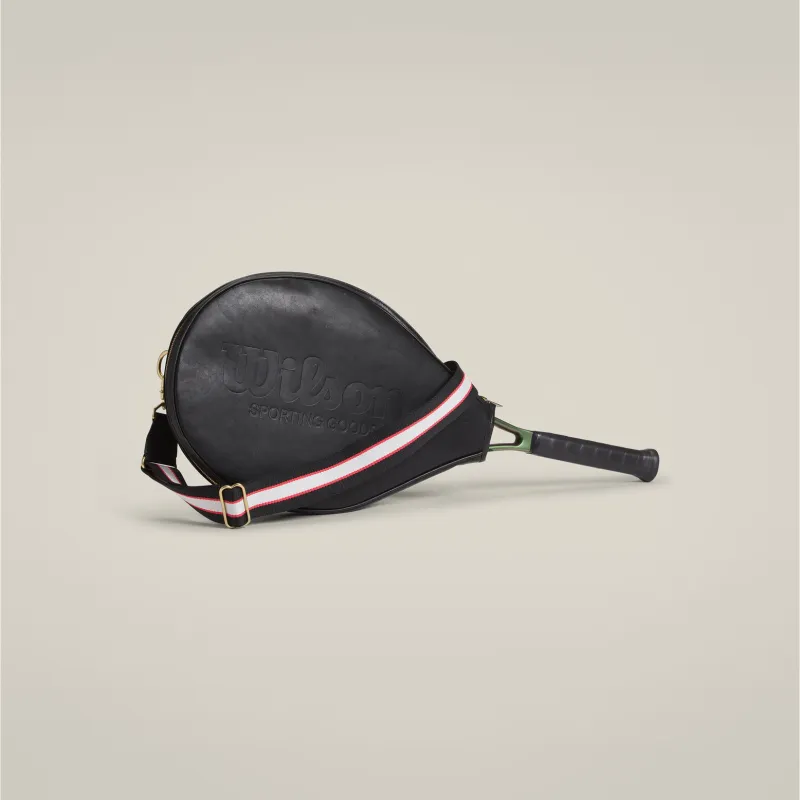 Wilson Tennis Racket Bags Leather Unisex Black-1