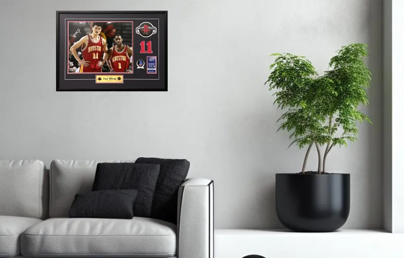 L's Creation Basketball Fan Supplies Authorized Signature Company-USASM And Beckett Dual Certificate Number Rare Red-3