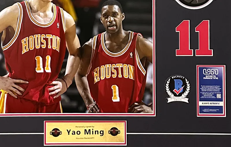 L's Creation Basketball Fan Supplies Authorized Signature Company-USASM And Beckett Dual Certificate Number Rare Red-2