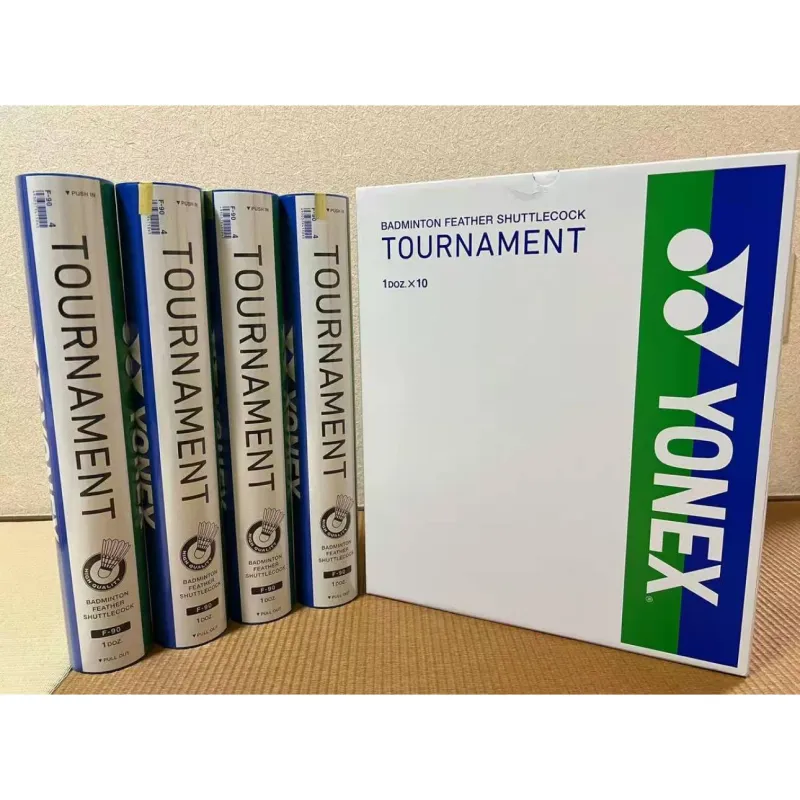 YONEX F 90 Goose Feather Shuttlecock 12 Pack Goose Feather Match Ball Shuttlecocks-5