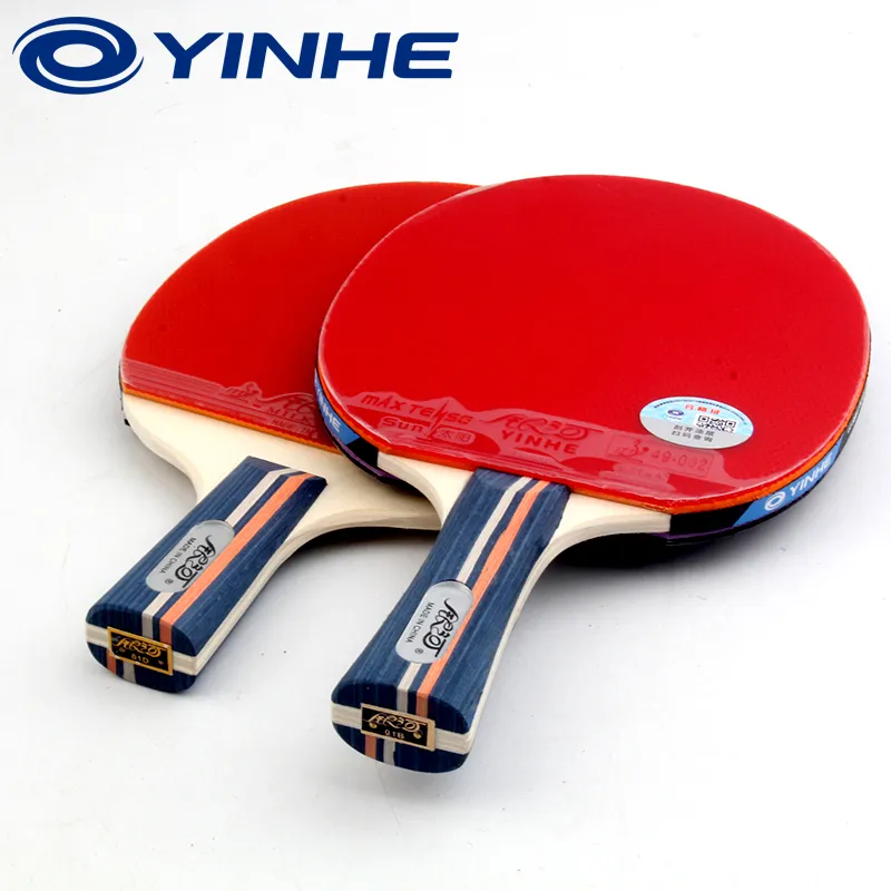 YINHE Ping Pong Paddles Unisex Pure Wood Red-1