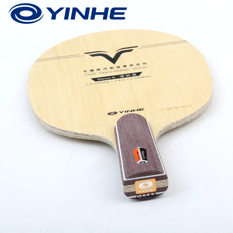 YINHE V 6 Ping Pong Paddles Unisex All Wood With Carbon Fiber-1