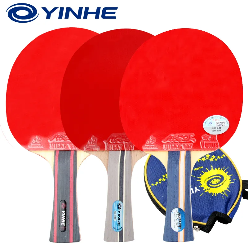 YINHE Ping Pong Paddles Unisex Pure Wood-2