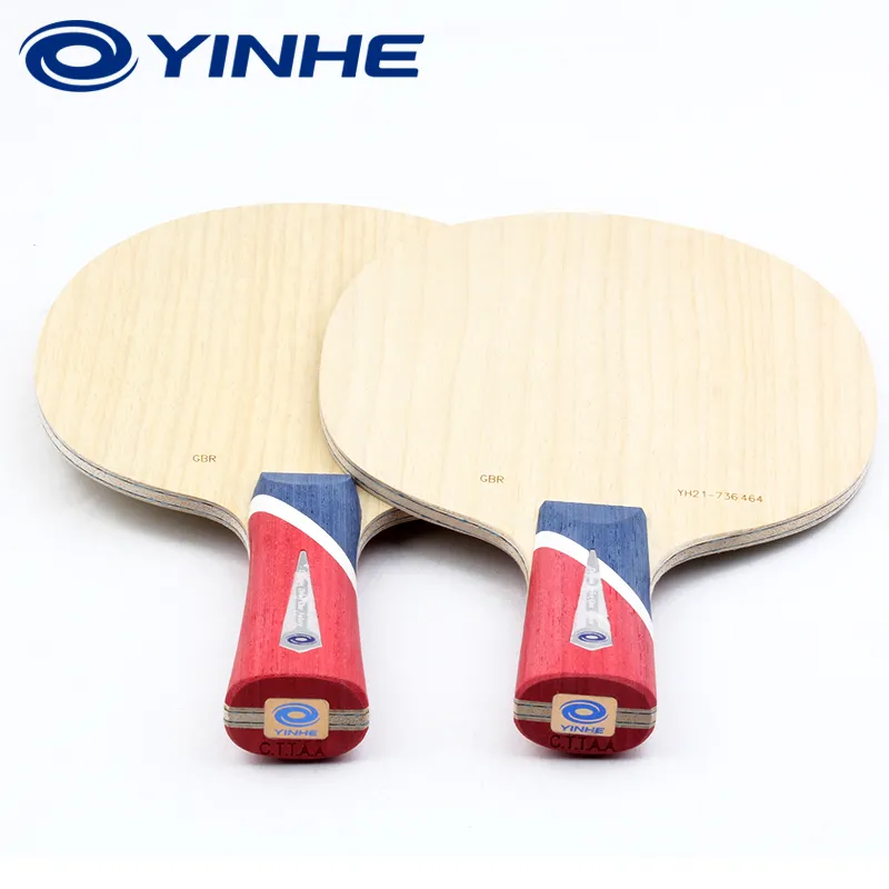 YINHE London Light Ping Pong Paddles Unisex All Wood With Carbon Fiber Timber-4