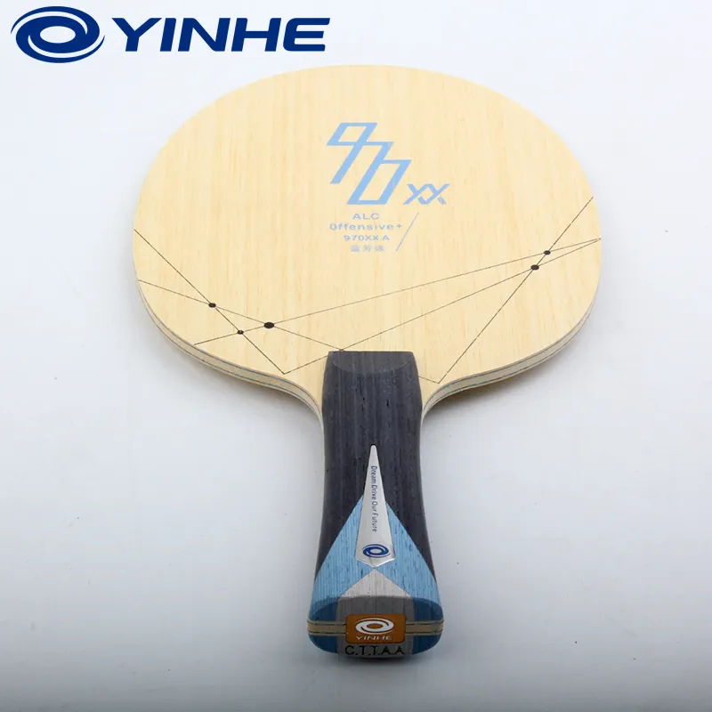 YINHE Ping Pong Paddles Unisex All Wood With Carbon Fiber-4