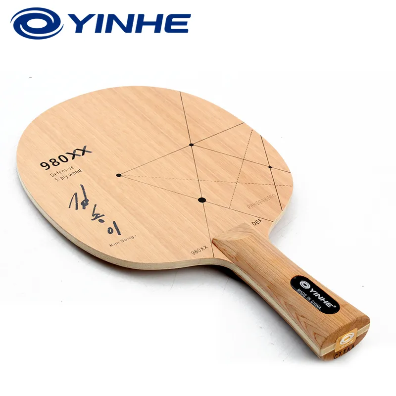 YINHE Ping Pong Paddles Unisex Pure Wood-2