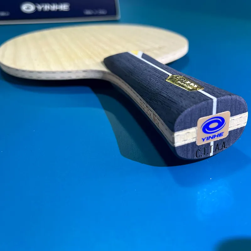 YINHE Ping Pong Paddles Unisex All Wood With Carbon Fiber-4