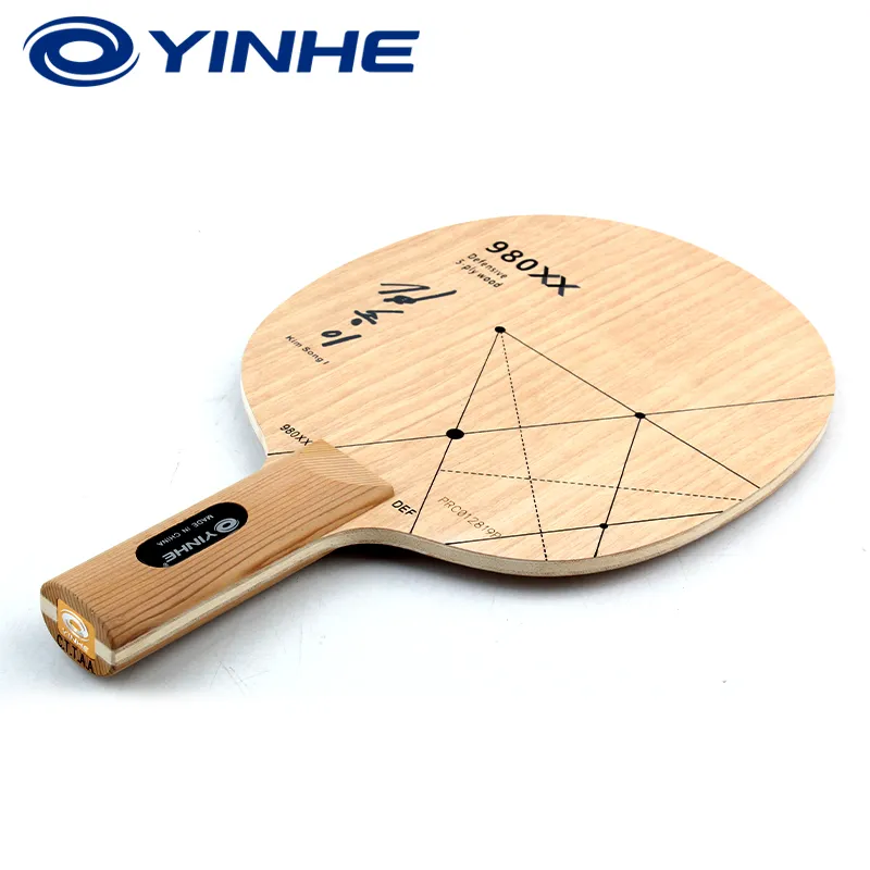 YINHE Ping Pong Paddles Unisex Pure Wood Color-4