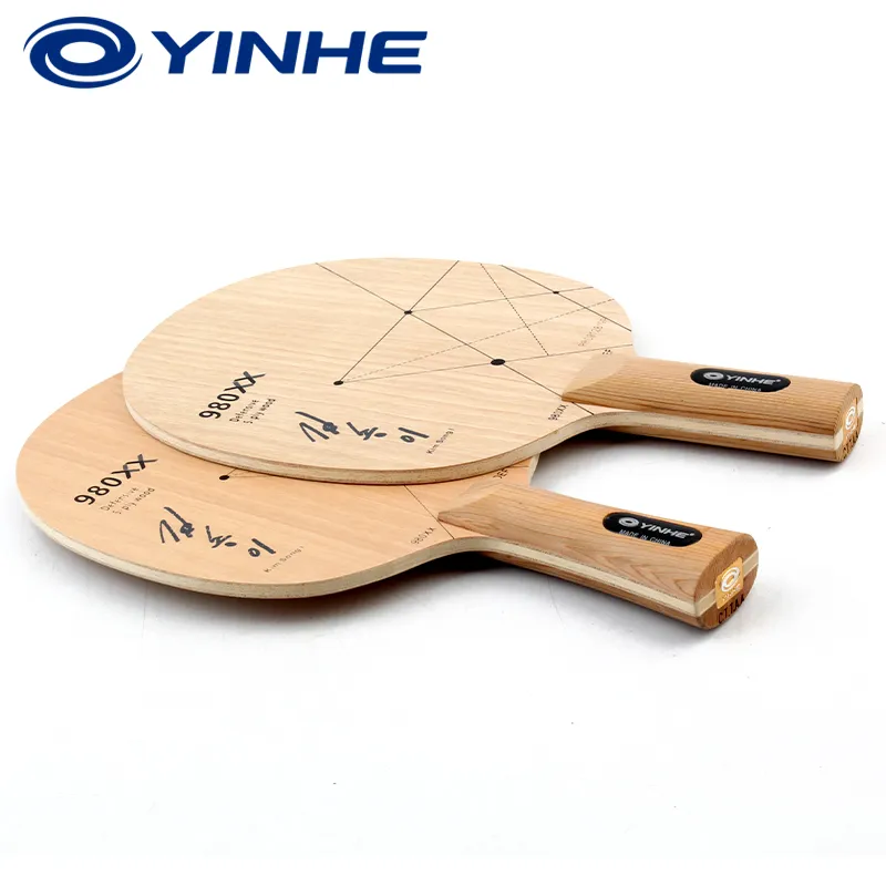 YINHE Ping Pong Paddles Unisex Pure Wood Color-5